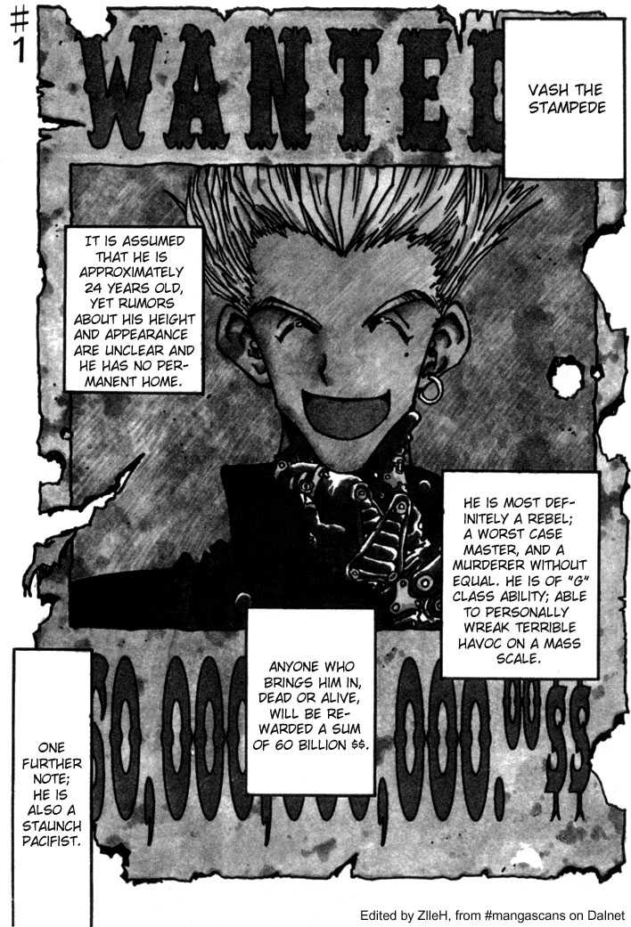 Trigun Vol.01 Chapter 001 page 1